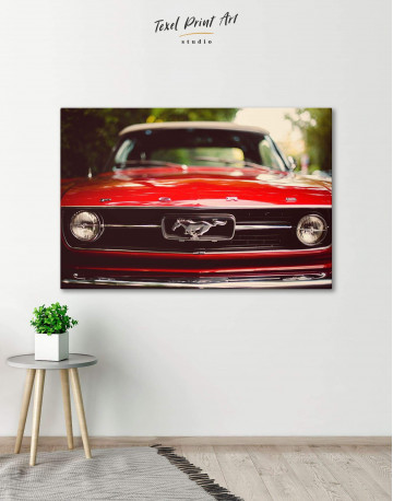 Ford Mustang 1967 Canvas Wall Art