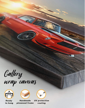 3 Panels Ford Mustang Canvas Wall Art - image 1