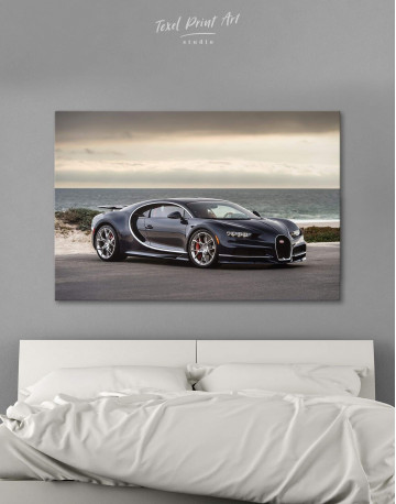 Bugatti Chiron Sports Car Canvas Wall Art