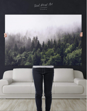 Misty Forest Canvas Wall Art - image 2