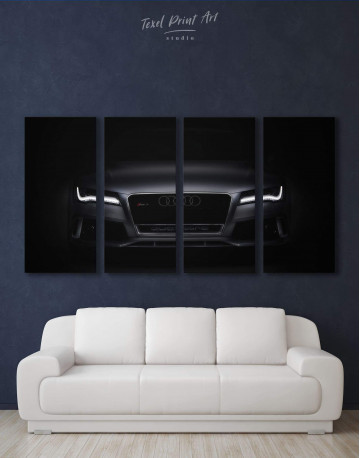 4 Panels Audi RS7 Sportback Canvas Wall Art