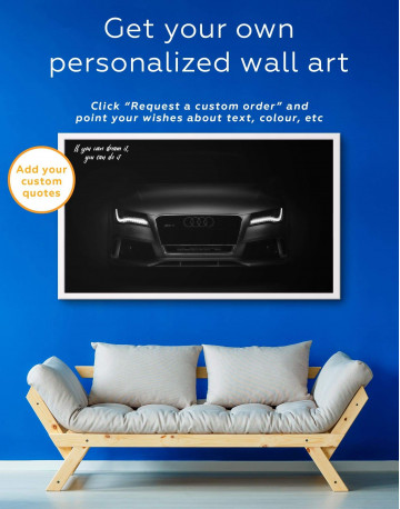 Framed Audi RS7 Sportback Canvas Wall Art - image 5