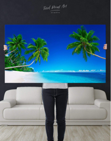Tropical Seascape Canvas Wall Art - image 2