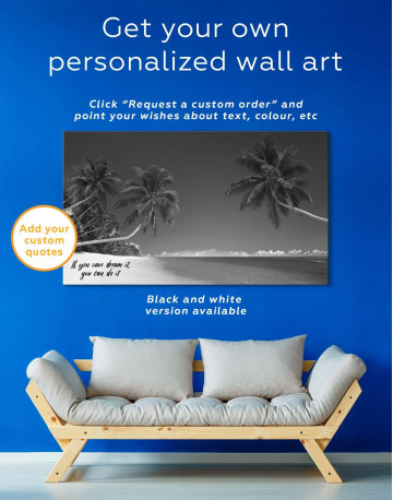Tropical Seascape Canvas Wall Art - image 5
