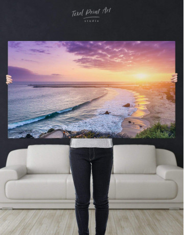 Sea Sunset Canvas Wall Art - image 2