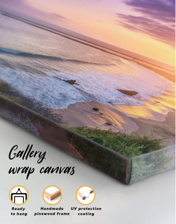 Sea Sunset Canvas Wall Art - image 1