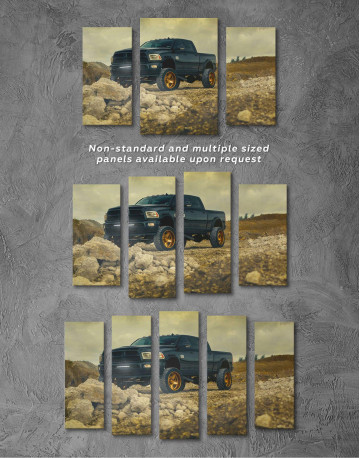 5 Panels Dodge Ram  Wall Art Canvas Print Canvas Wall Art - image 2