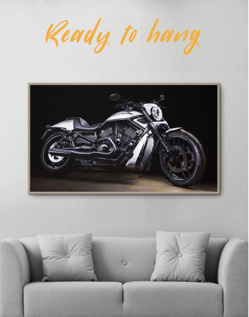 Framed Harley Davidson V-Rod Muscle Canvas Wall Art