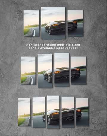 3 Panels Lamborghini Aventador Canvas Wall Art - image 3