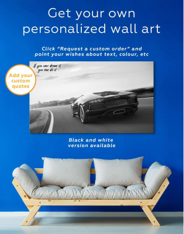 4 Panels Lamborghini Aventador Canvas Wall Art - image 4
