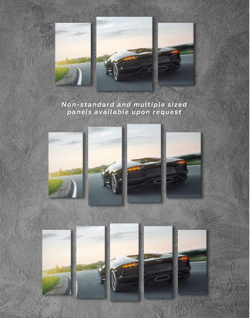 4 Panels Lamborghini Aventador Canvas Wall Art - image 3