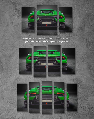 4 Panels Lamborghini Huracan Performante Canvas Wall Art - image 3