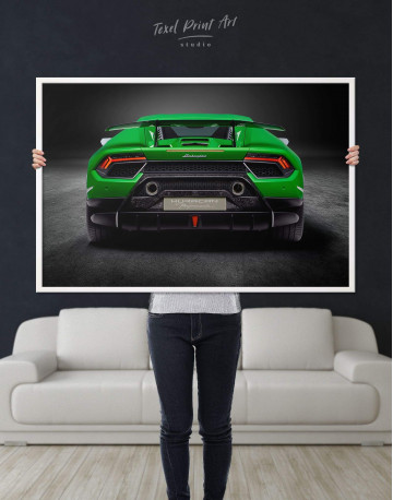 Framed Lamborghini Huracan Performante Canvas Wall Art - image 2