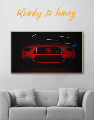 Framed Ford Mustang RTR Canvas Wall Art