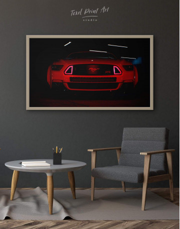 Framed Ford Mustang RTR Canvas Wall Art - image 1