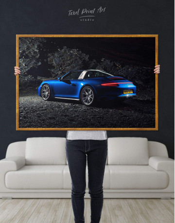 Framed Porsche Targa 4 Canvas Wall Art - image 2