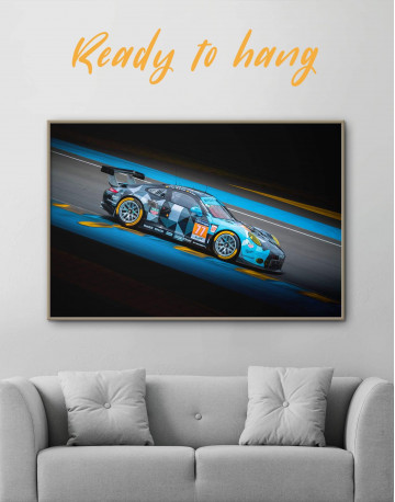 Framed Touring Car Racing Canvas Wall Art