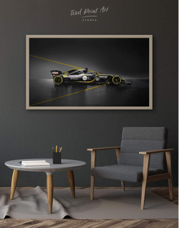 Framed Formula 1 Renault Bolid Canvas Wall Art - image 1