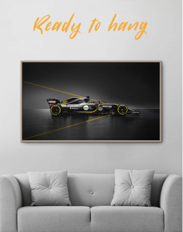Framed Formula 1 Renault Bolid Canvas Wall Art