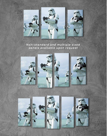 3 Panels Stormtrooper Star Wars Canvas Wall Art - image 3