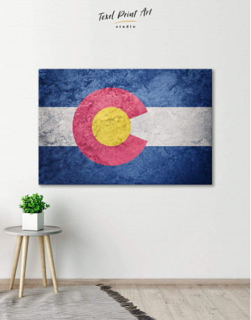 Colorado Flag Canvas Wall Art