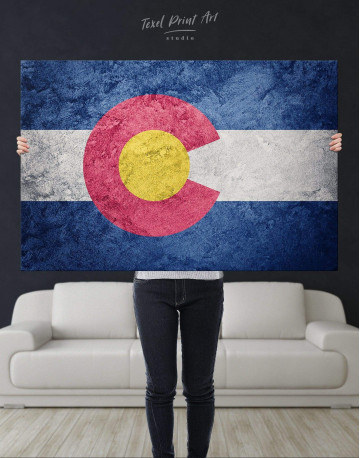 Colorado Flag Canvas Wall Art - image 4