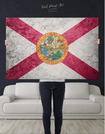 Florida Flag Canvas Wall Art - image 4