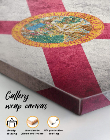 Florida Flag Canvas Wall Art - image 1