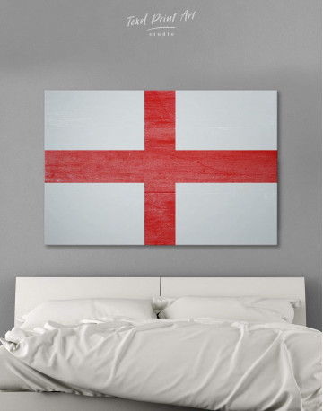 England Flag Canvas Wall Art