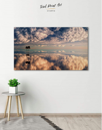 Ocean and Clouds Canvas Wall Art