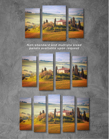 5 Pieces Chiana Valley Italy Canvas Wall Art - image 3