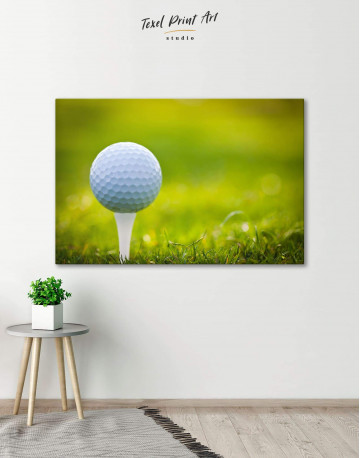 Golf Ball Canvas Wall Art