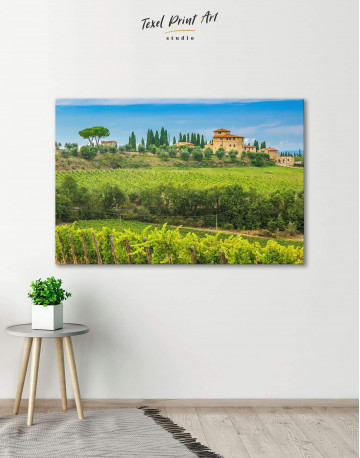 Tuscany Rural Italy Canvas Wall Art