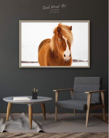 Framed Icelandic Horse Canvas Wall Art - image 5
