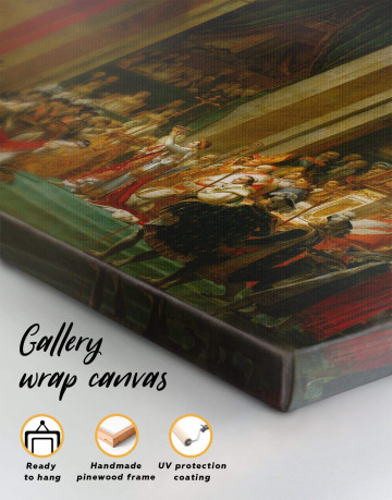5 Pieces The Coronation of Napoleon by Jacques-Louis David Canvas Wall Art - image 1