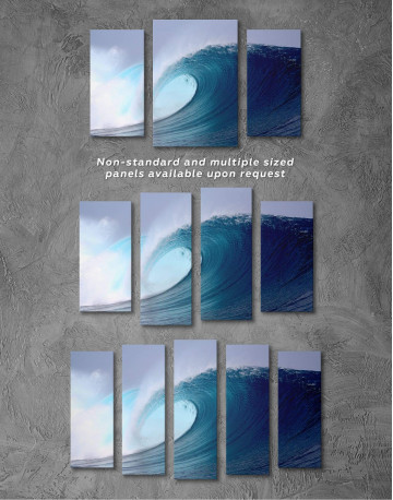 5 Pieces Powerful Ocean Wave Canvas Wall Art - image 3