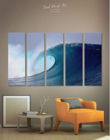 5 Pieces Powerful Ocean Wave Canvas Wall Art