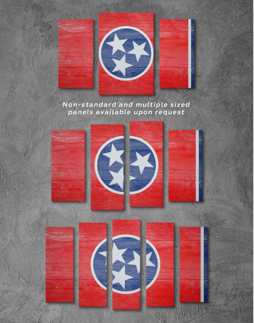 Flag of Tennessee State Canvas Wall Art - image 4