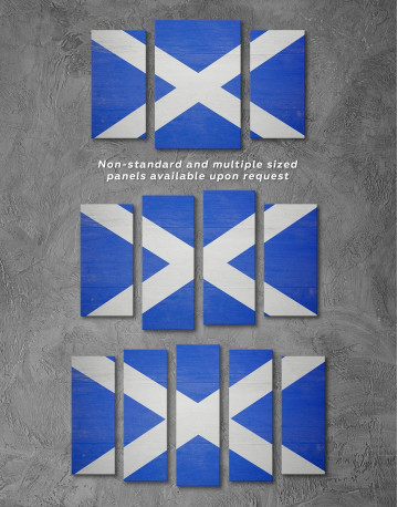 5 Panels Scotland Flag Canvas Wall Art - image 2
