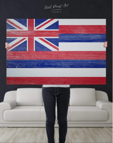 Hawaii Flag Canvas Wall Art - image 4