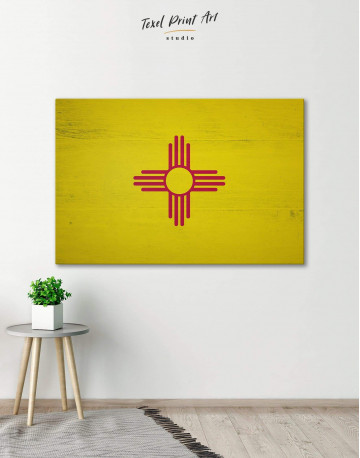 Flag of New Mexico Canvas Wall Art