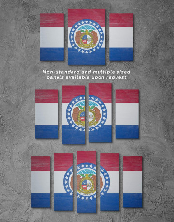 Missouri Flag Canvas Wall Art - image 4