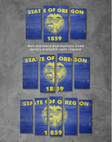 Oregon State Flag Canvas Wall Art - image 4