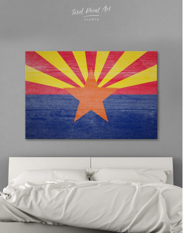 State Flag of Arizona Canvas Wall Art