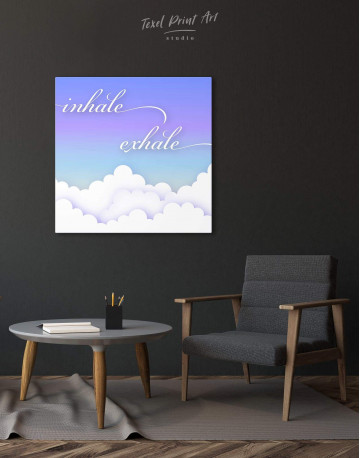 Inhale Exhale Canvas Wall Art - image 2