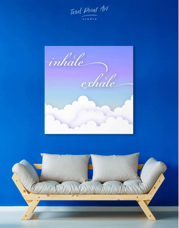 Inhale Exhale Canvas Wall Art