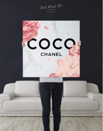 Coco Chanel Logo Canvas Wall Art - image 2