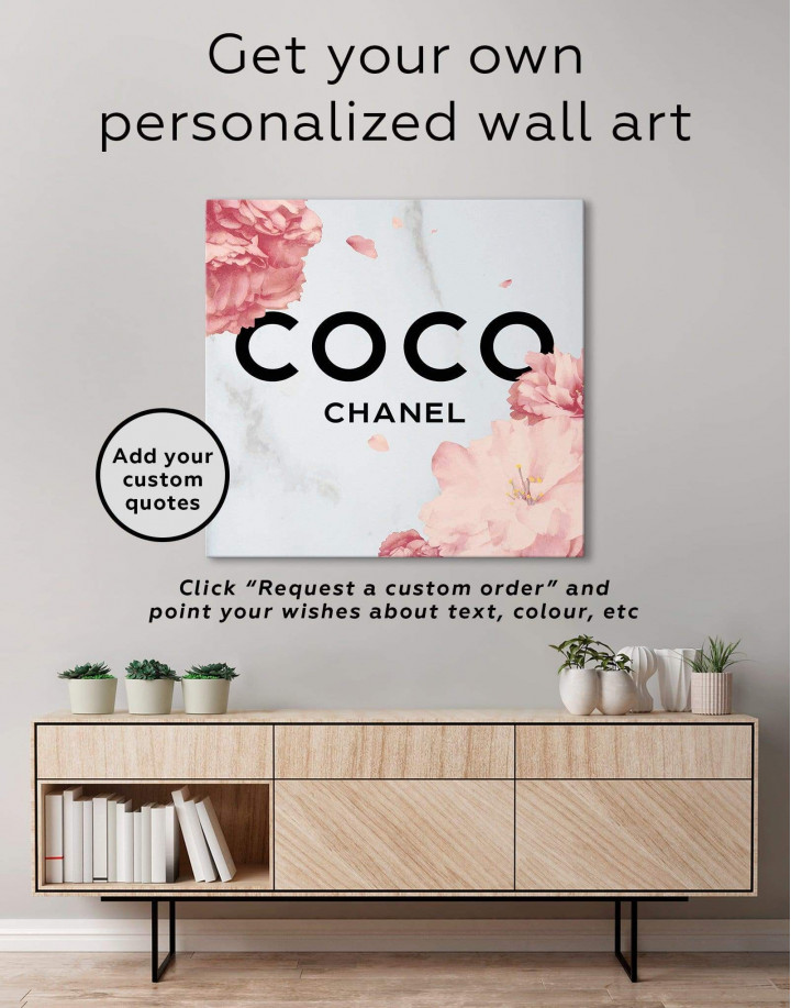 Coco Chanel Wall Art Canvas Print