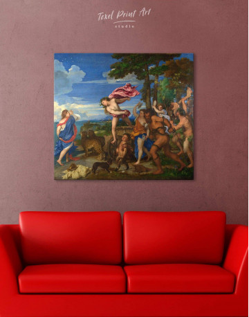 Bacchus and Ariadne by Titian Canvas Wall Art