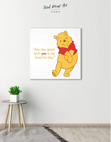 Any Day Spent With You Is My Favorite Day Canvas Wall Art